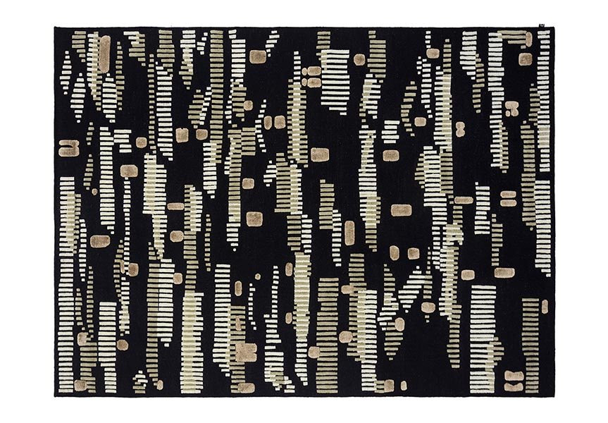 Tapete By Kamy - Dhurie paisagens black/mix beige