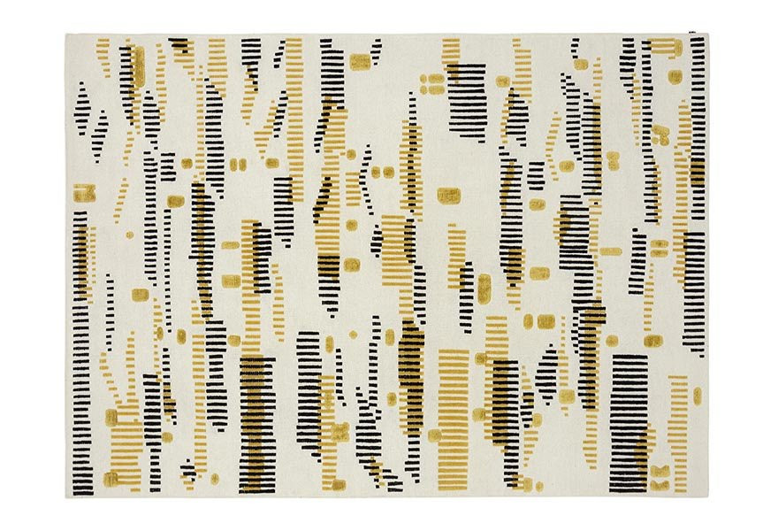 Tapete By Kamy - Dhurie paisagens off white/mix gold