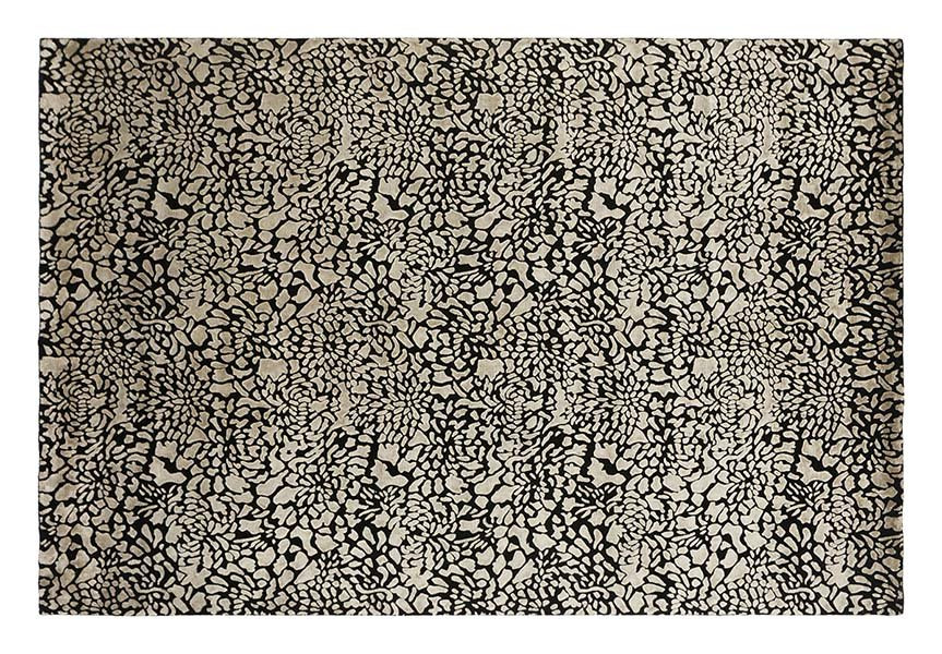 LOTUS SILK BLACK/BEIGE