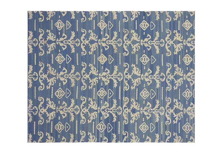 KILIM IKAT LASHMI BLUE