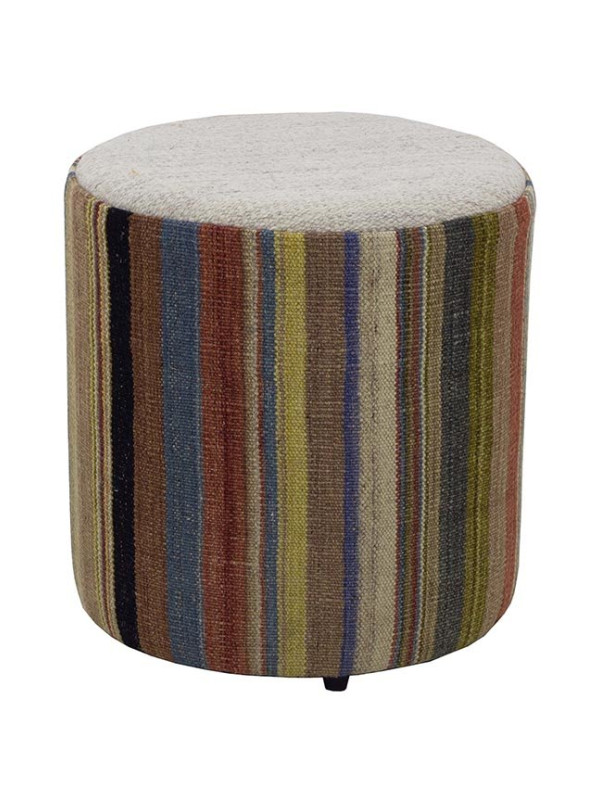 PUFF FORRADO KILIM MAGREB® 9 MULTI 3 - 45X40X40
