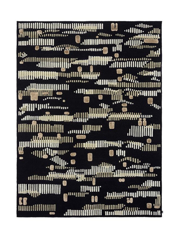 Tapete By Kamy - Dhurie paisagens black/mix beige