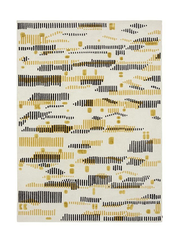 Tapete By Kamy - Dhurie paisagens off white/mix gold