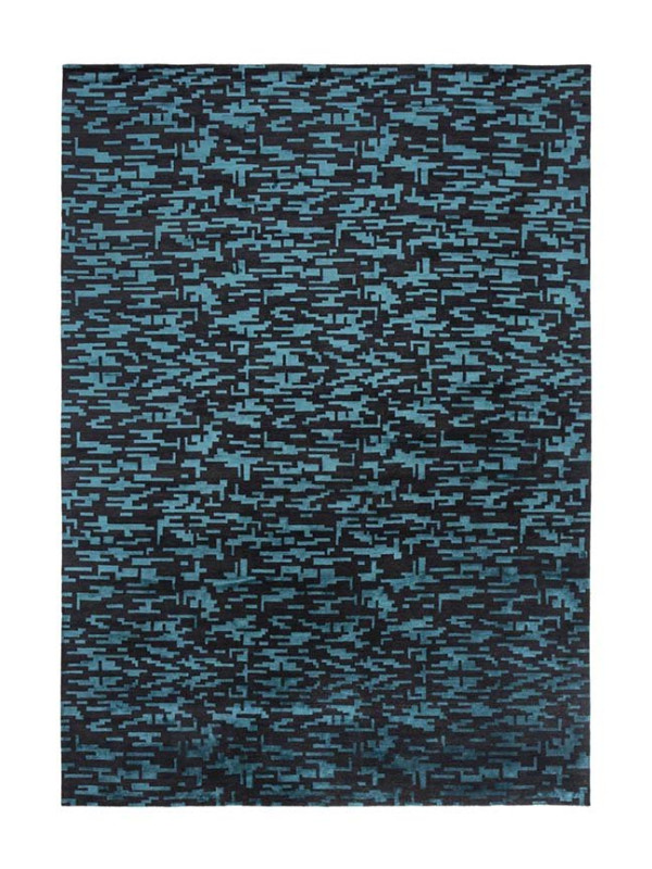 Tapete By Kamy - Tetris black/turquesa