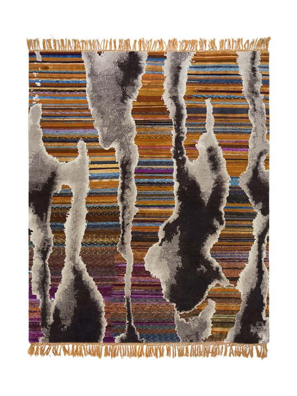 SPLASH LINES ALL NATURAL ECO NEON COPPER BG