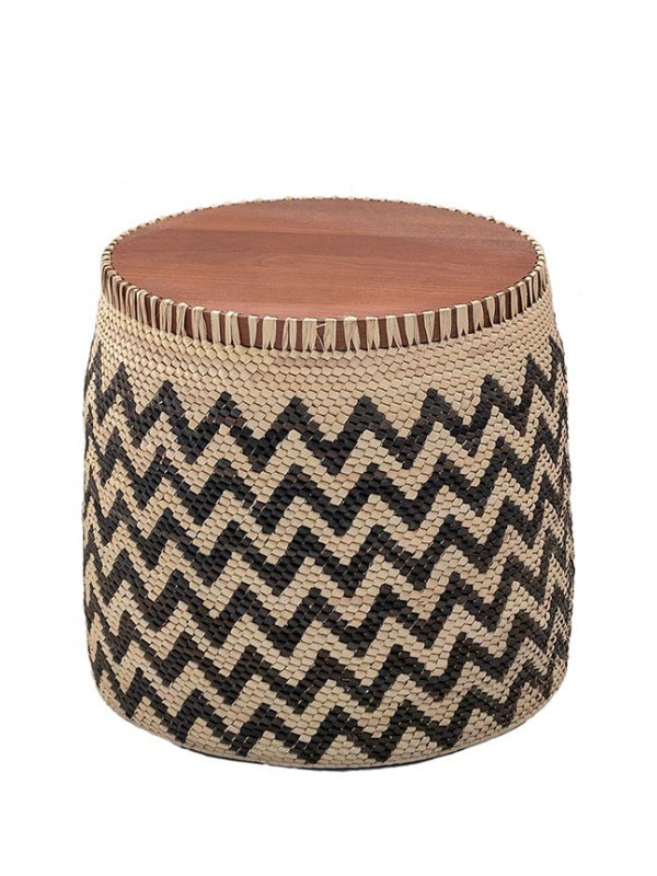 Tapete By Kamy - Mesa palafitas zig zag 2 p - 37x37x36
