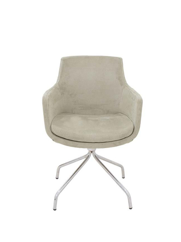 Tapete By Kamy - Cadeira giratoria liss beige - 57x55x84