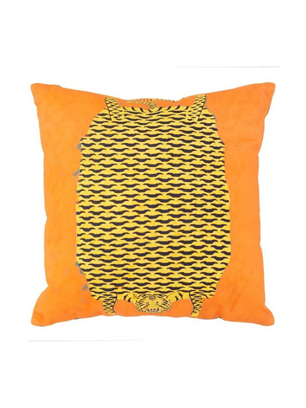 ALMOFADA PRINTED TIGER 1D ORANGE - 45 X 45