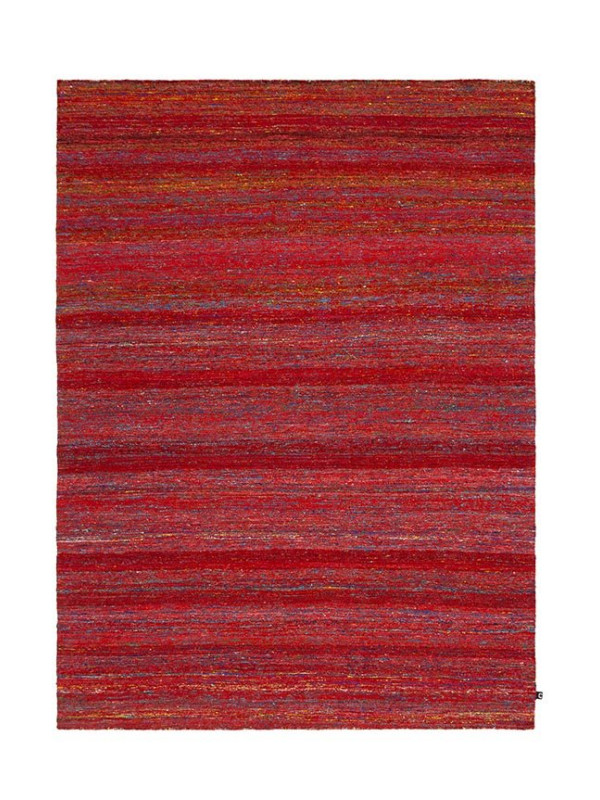 DHURIE DALI PLAIN SILK MIX DARK RED
