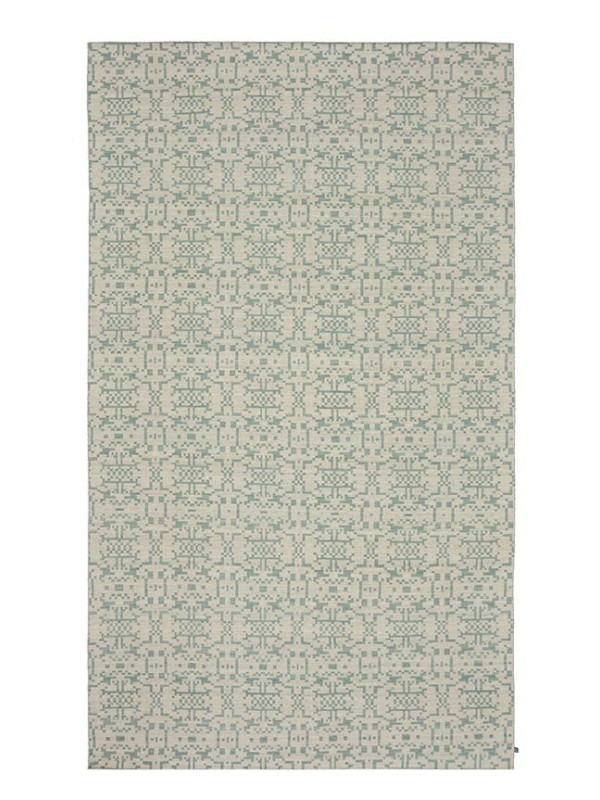 KILIM FREEDOM QR CODE OFF WHITE/SALVIA