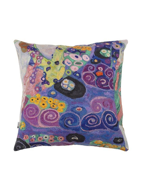 ALMOFADA KLIMT MANTO SAFIRA - 50 X 50