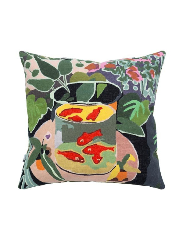 ALMOFADA MATISSE PEIXE ROUGE - 50 X 50