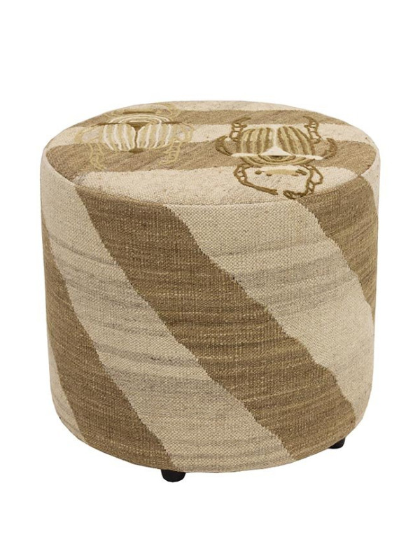 PUFF ZEBRA SCARABEI - 52 X 52 X 45