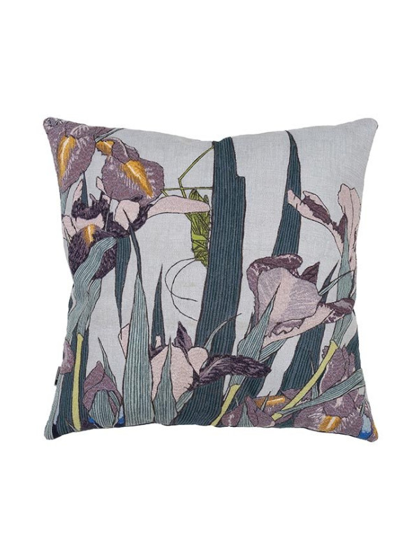 ALMOFADA HOKUSAI IRIS - 50 X 50