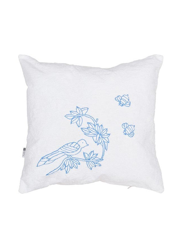 ALMOFADA TRAPUNTO BRANCO 55 - 40 X 40