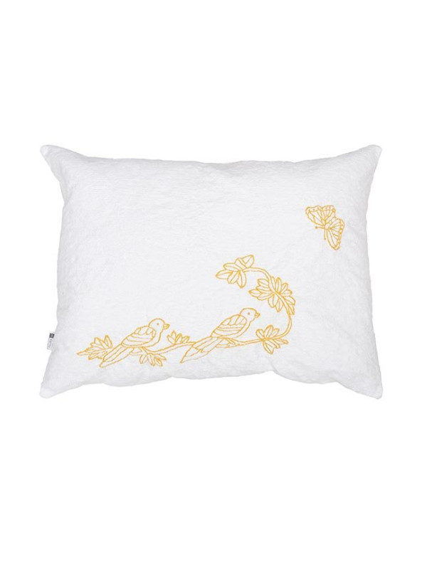 ALMOFADA TRAPUNTO BRANCO 55 - 57 X 40