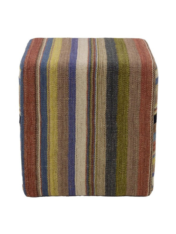PUFF FORRADO KILIM MAGREB® 9 MULTI 9 - 50X40X40