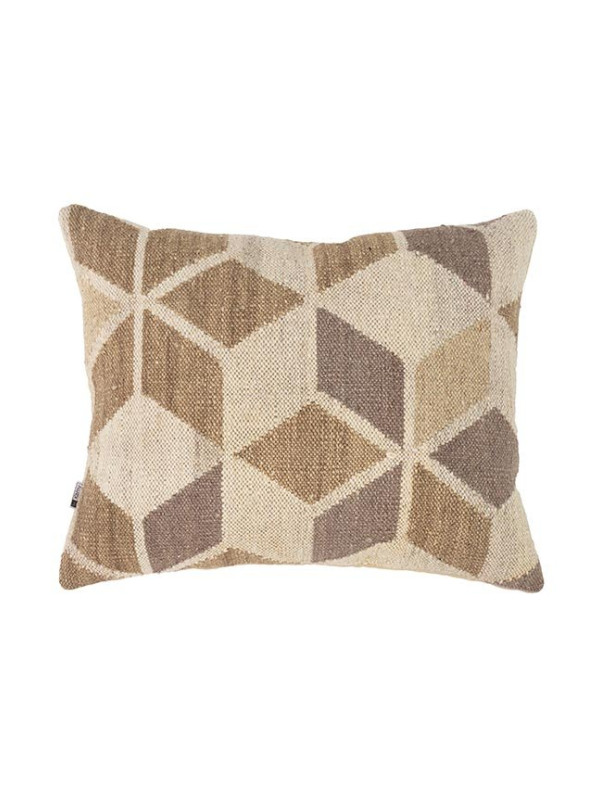 ALMOFADA KILIM CALEIDOSCOPIO MIX BEIGE - 53 X 43