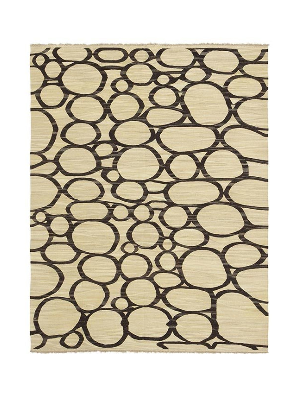 KILIM IZMIR ETNICO 7 BEIGE/BLACK