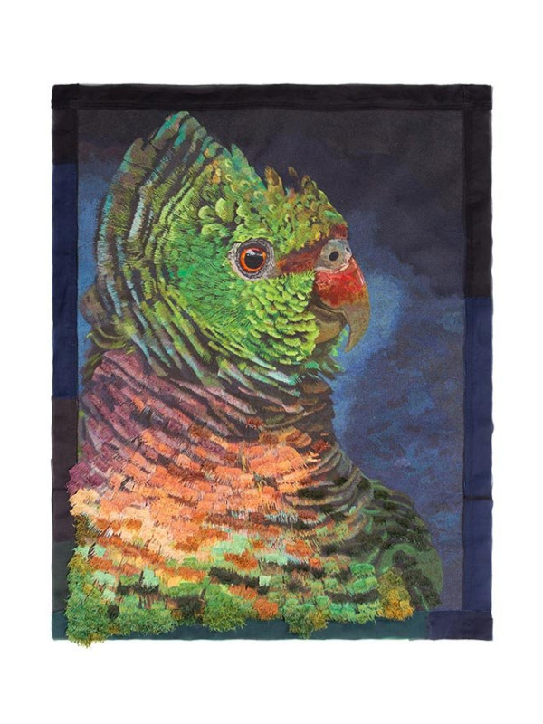 TAPECARIA ARAQUEM PAPAGAIO DE PEITO ROXO - 1,50 X 1,19