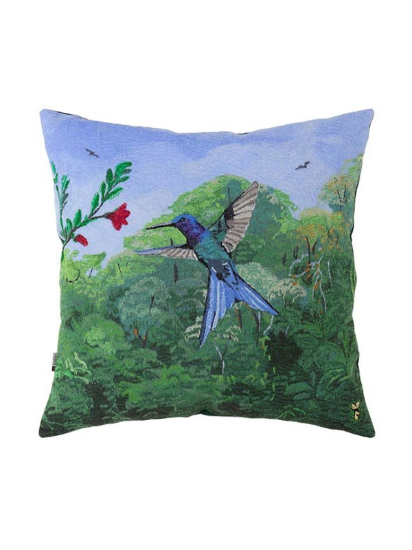 ALMOFADA LELLI BEIJA FLOR TESOURA - 54 X 52