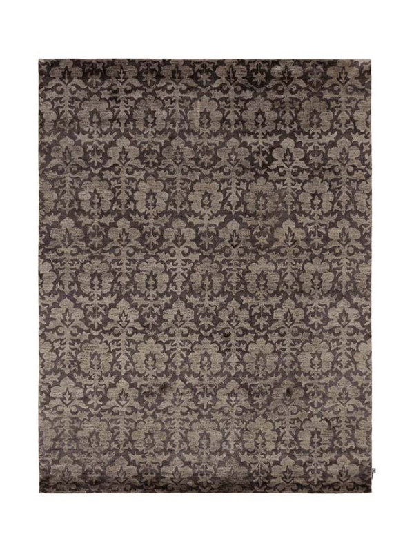 SHALIN DAMASK MAX 1 TAUPE/CHOCOLATE
