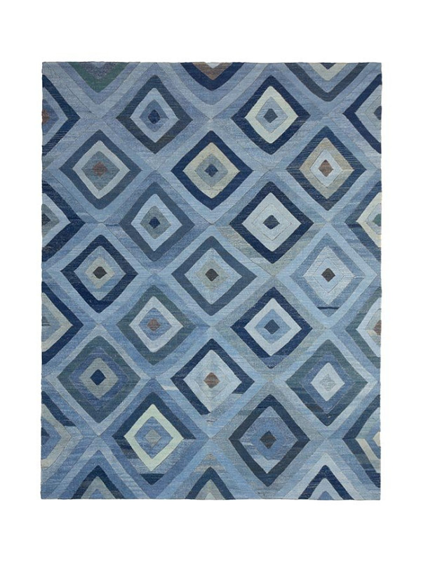 KILIM MOROCCAN 15 BLUE