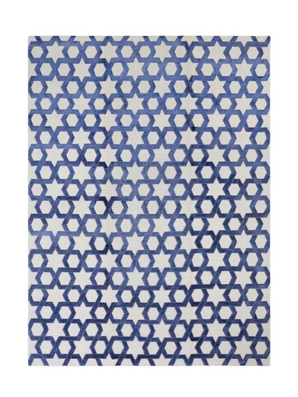 MEKHNES WHITE/INDIGO
