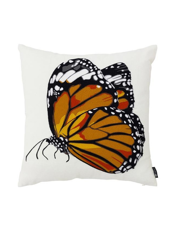 ALMOFADA BORBOLETA DANAUS PLEXIPPUS - 45 X 45