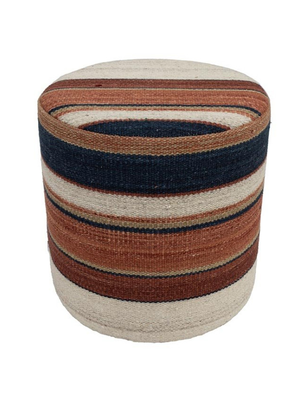 PUFF FORRADO KILIM MAGREB® 8 MULTI 21 - 45X40X40