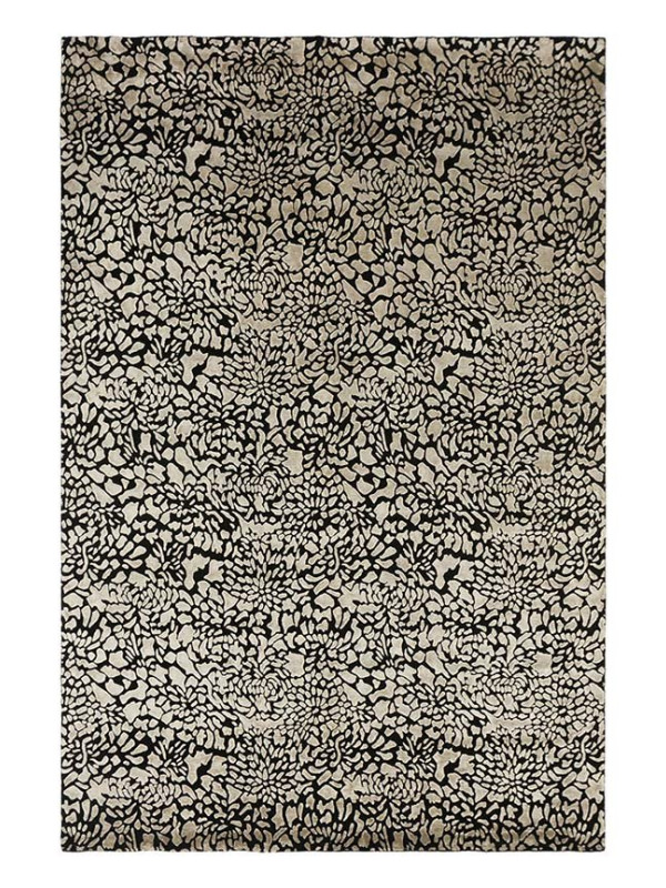 LOTUS SILK BLACK/BEIGE