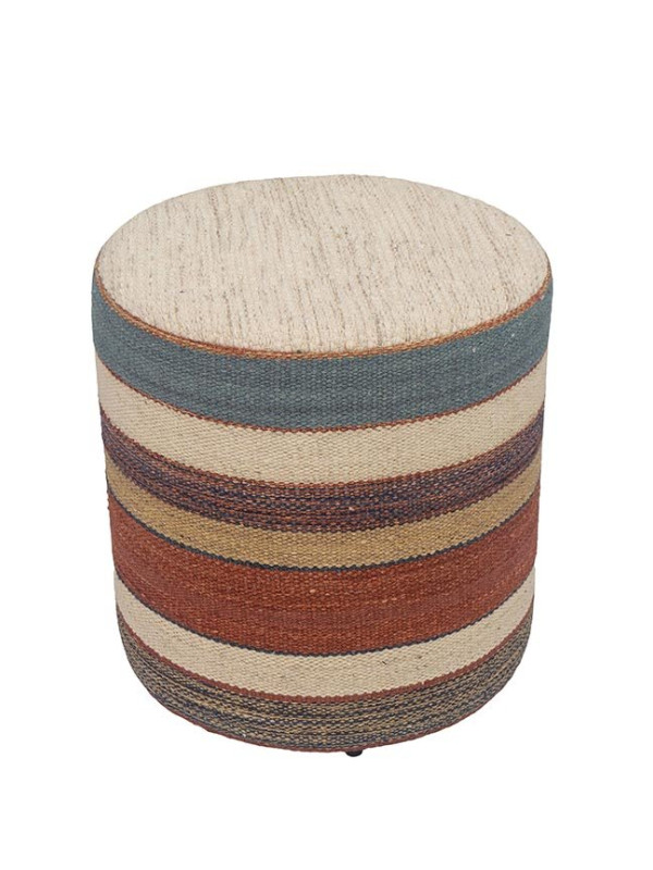 PUFF FORRADO KILIM MAGREB® 8 MULTI 23 - 45X40X40