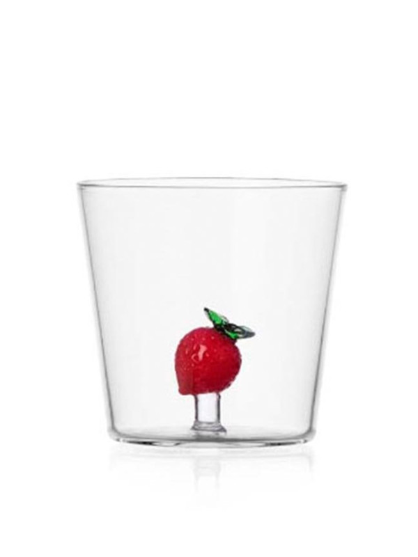 TUMBLER FRUITS AND FLOWERS STRAWBERRY - 8 X 8