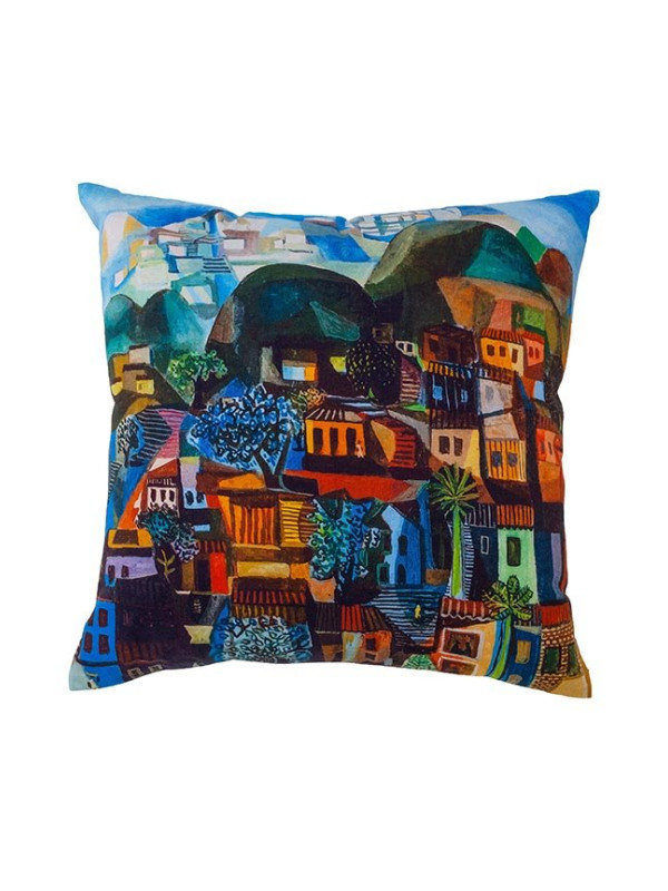 ALMOFADA PRINTED DI CAVALCANTI FAVELA - 50 X 50
