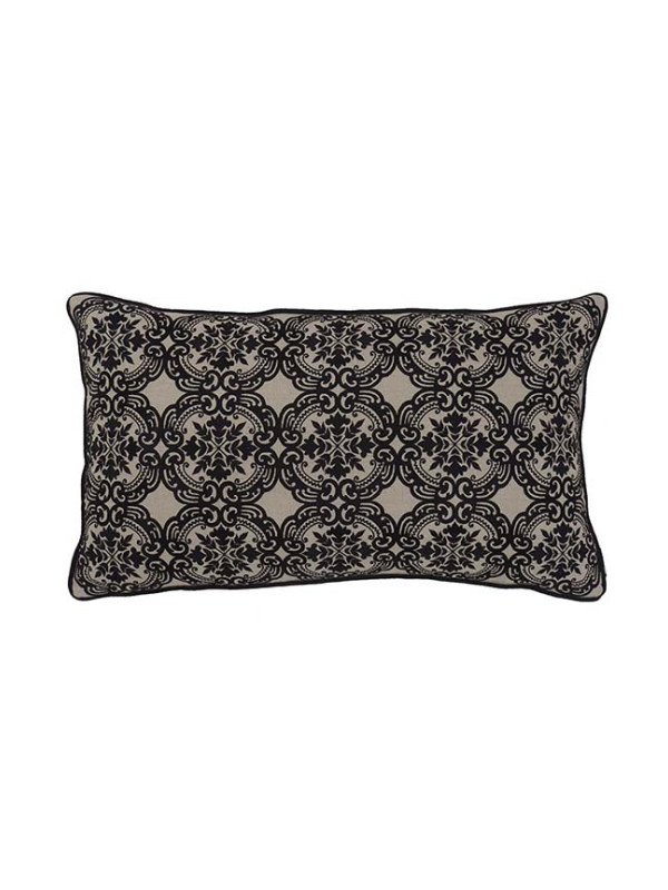 ALMOFADA PALAZZO BLACK - 63 X 37