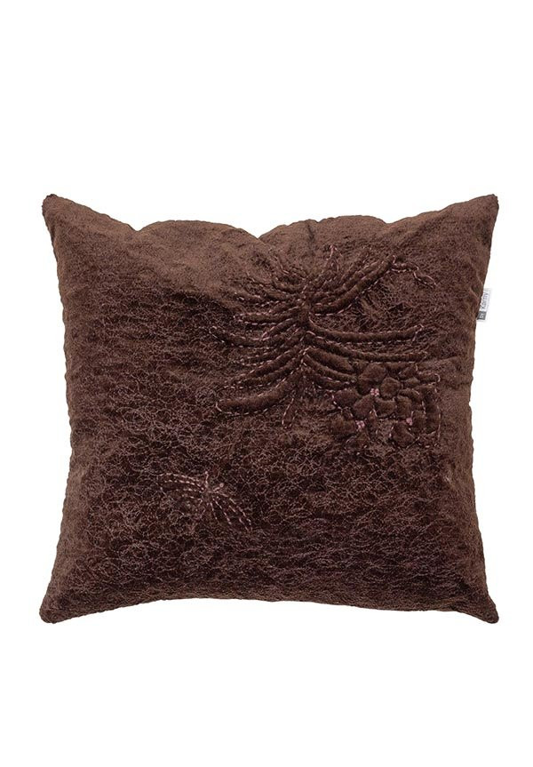 ALMOFADA TRAPUNTO CAFE 37 - 40 X 40