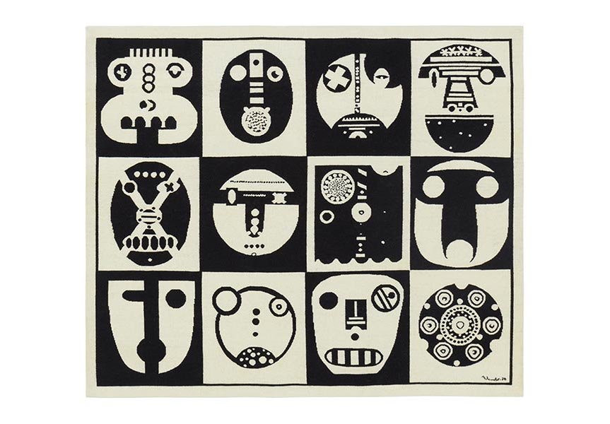 TAPECARIA ARAZZO NIOBE MASCARAS XXXVII - 1,31 X 1,09