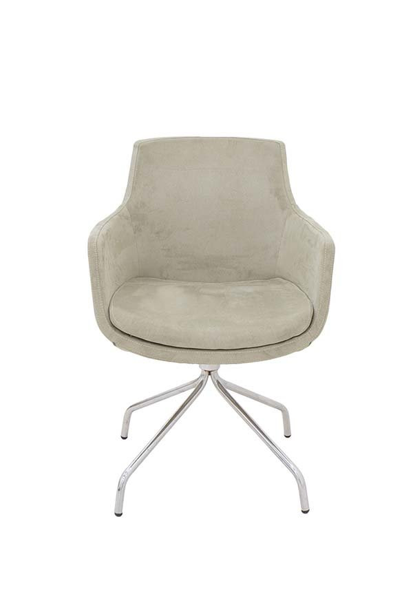 Tapete By Kamy - Cadeira giratoria liss beige - 57x55x84