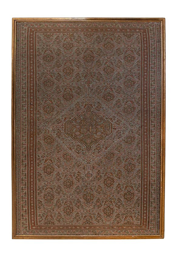 Tapete By Kamy - Quadro kilim senneh antigo - 2,67 x 1,35