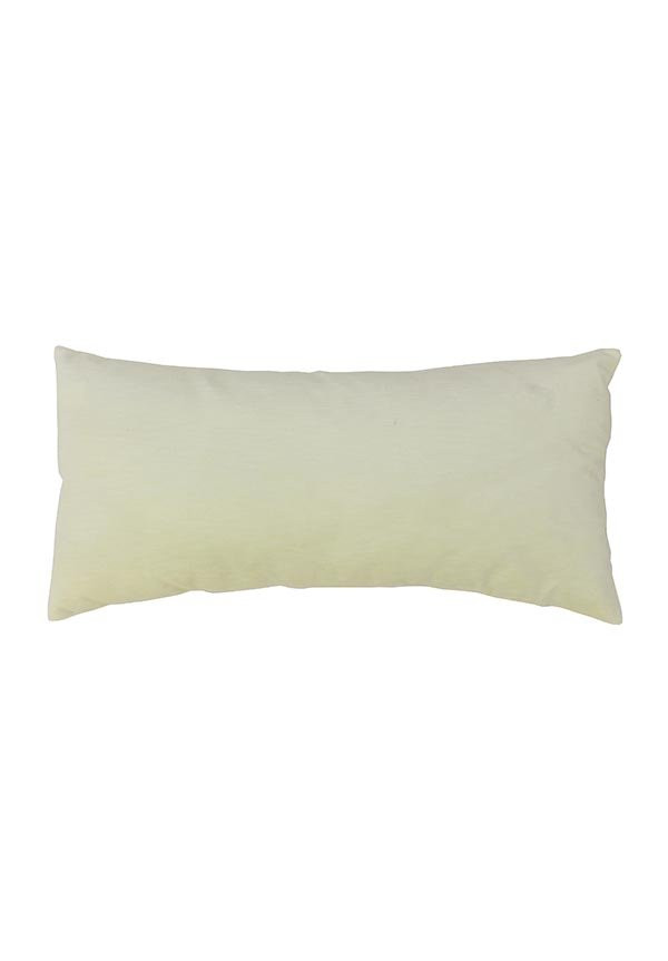 ALMOFADA VELUDO OFF WHITE 19 - 80X40