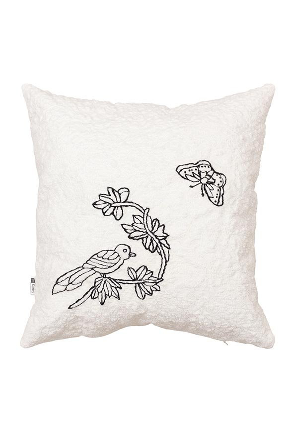 ALMOFADA TRAPUNTO BRANCO 55 - 40 X 40