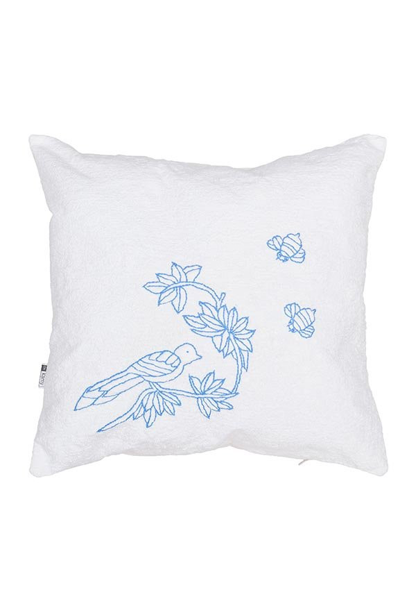 ALMOFADA TRAPUNTO BRANCO 55 - 40 X 40
