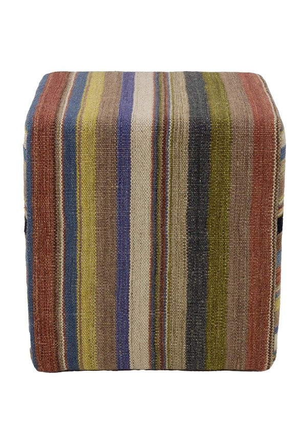 PUFF FORRADO KILIM MAGREB® 9 MULTI 9 - 50X40X40