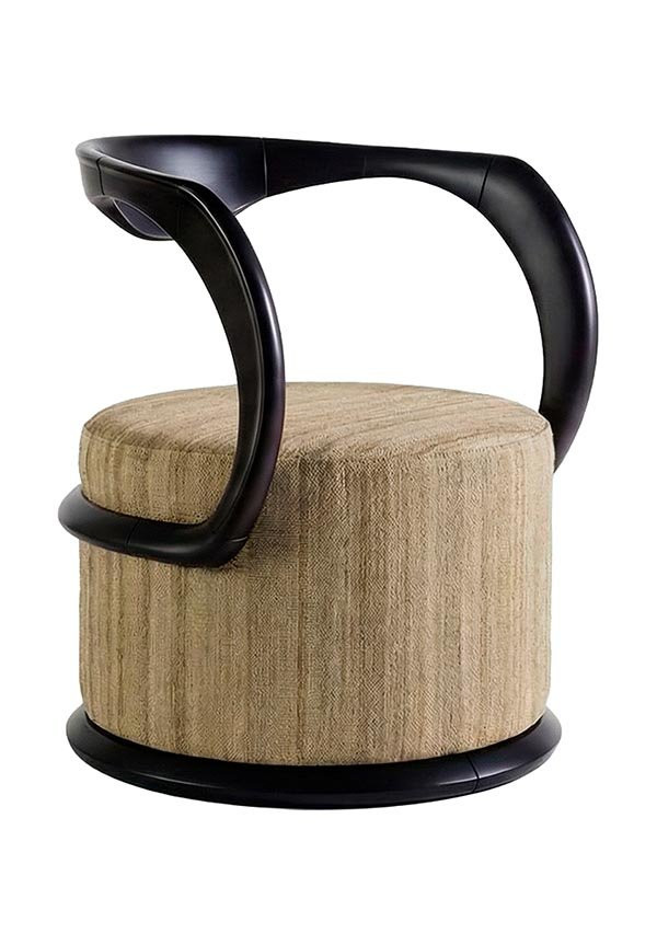 PUFFTRONA BOULLE ZILI MILANO 2 MIX CAMURCA - 63 X 63 X 69