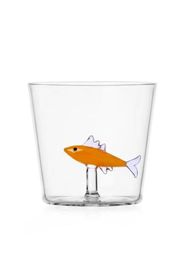 MARINE GARDEN TUMBLER SARDINE AMBER - 8 X 8