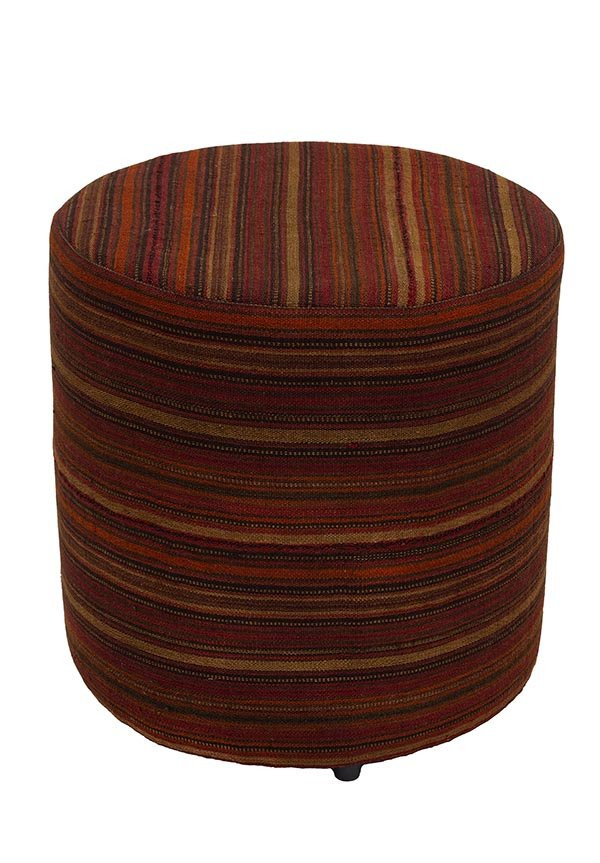 PUFF FORRADO KILIM JOGIM MULTI 19 - 45X40X40