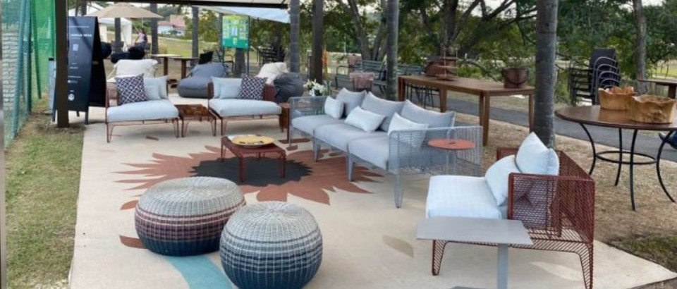 Brasil Fashion News | Marília Veiga assinou lounge vip para torneio de Beach Tennis no Fazenda Vila Real