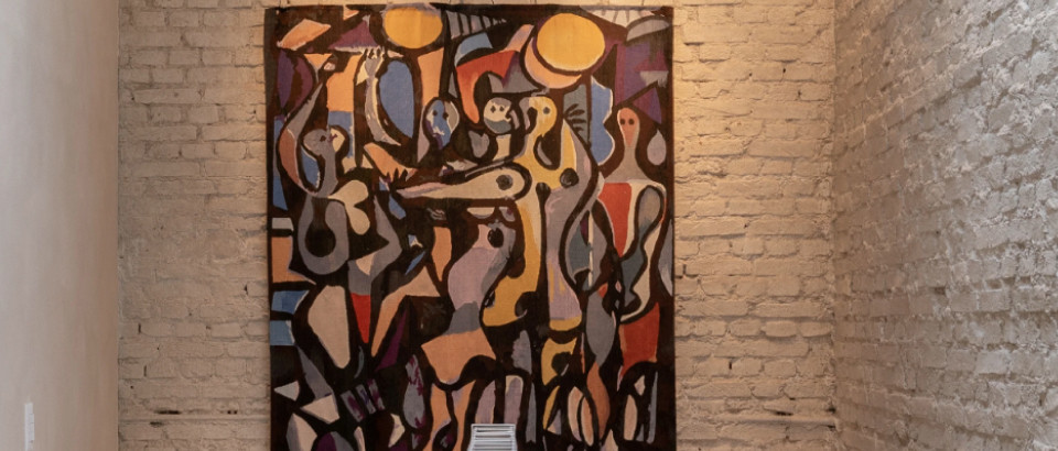 Casacor | Obras de Di Cavalcanti são interpretadas pela by Kamy em arazzos únicos
