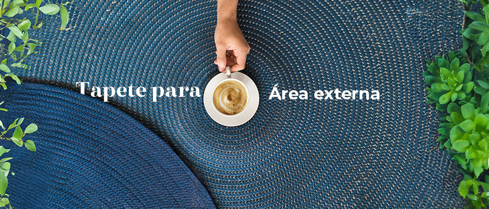 Tapete para área externa