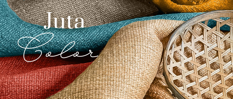 Juta: diversidade de cores em fibras naturais